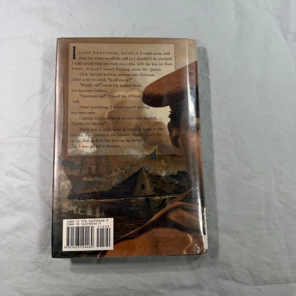 Iron Thunder Avi Civil War Novel Hardcover First Edition 2007 Monitor Merrimac